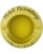 Mid-Century Modern Vintage Hotel Hermitage Monte Carlo Yellow Ceramic Ashtray Monaco For Sale - Image 3 of 10