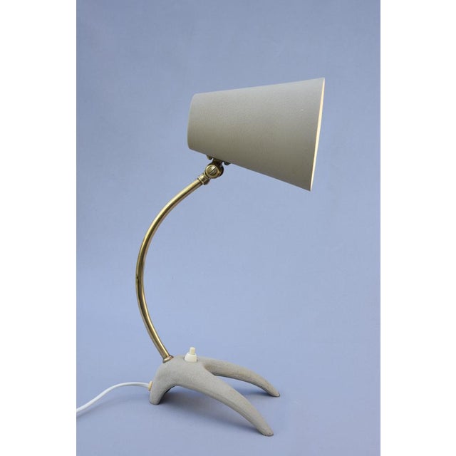 Gray Mid-Century Model B52 Desk Lamp by Ewa Värnamo, Sweden, 1950s For Sale - Image 8 of 12
