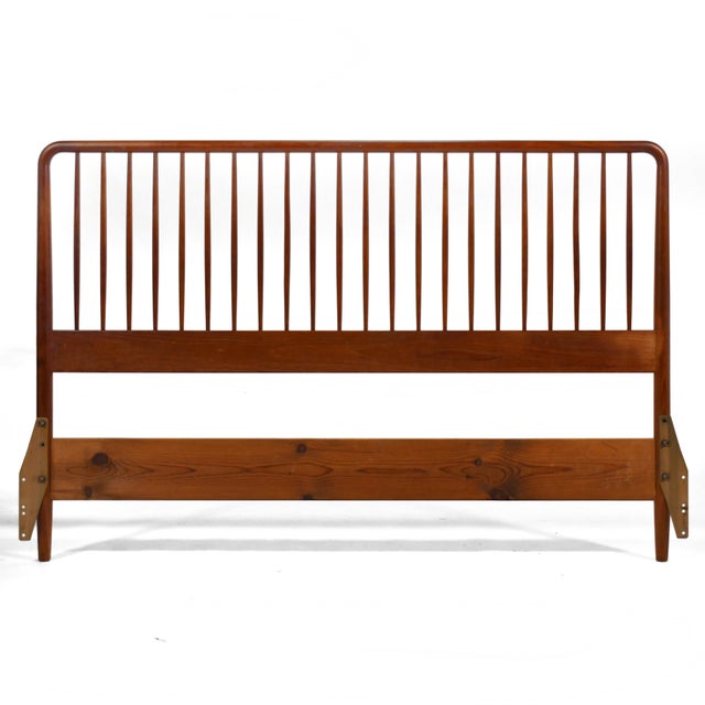 Danish Teak Headboard For Sale - Image 9 of 9
