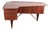 Danish Boomerang Desk in Teak and Brass by Peter Lovig Nielsen for Dansk Design, 1968 For Sale