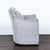 Restoration Hardware Restoration Hardware Gray Swivel Lounge Chair For Sale - Image 4 of 6
