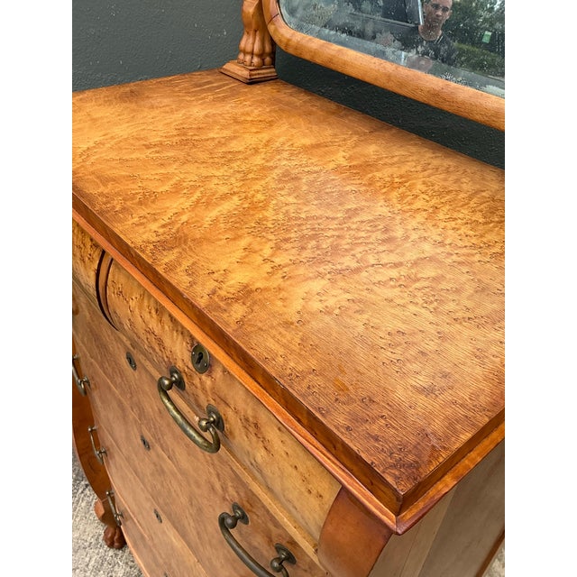 Vintage Birds Eye Chest With Lions Paw Detail For Sale - Image 11 of 12