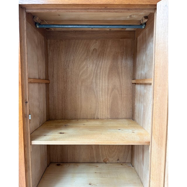 Vintage Oak Bonnetière, 1950s For Sale - Image 14 of 15