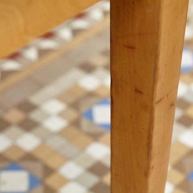 Large Scandinavian Wood and Formica Dining Table, 1960s For Sale - Image 4 of 16