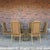 Hollywood Regency Mastercraft 1970s Brass and Glass Racetrack Dining Set For Sale - Image 3 of 12