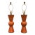 Currey & Company Upbeat Orange Table Lamp- A Pair . For Sale