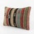 Mid-Century Modern Striped Kilim Lumbar Pillow Cover 11'' X 20'' For Sale - Image 3 of 4