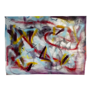 Original Spray/Oil Painting in Post-Modern Graffiti Style by Erik Sulander