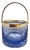 Blue Ice Bucket in Crystal by l.A.C.S., Italy, 1970s For Sale