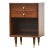 1960s Refinished John Stuart Walnut Nightstand For Sale