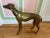 1970 Life Size Brass Greyhound Dog, in original condition. Can use some polishing to make this fantastic piece shine again...