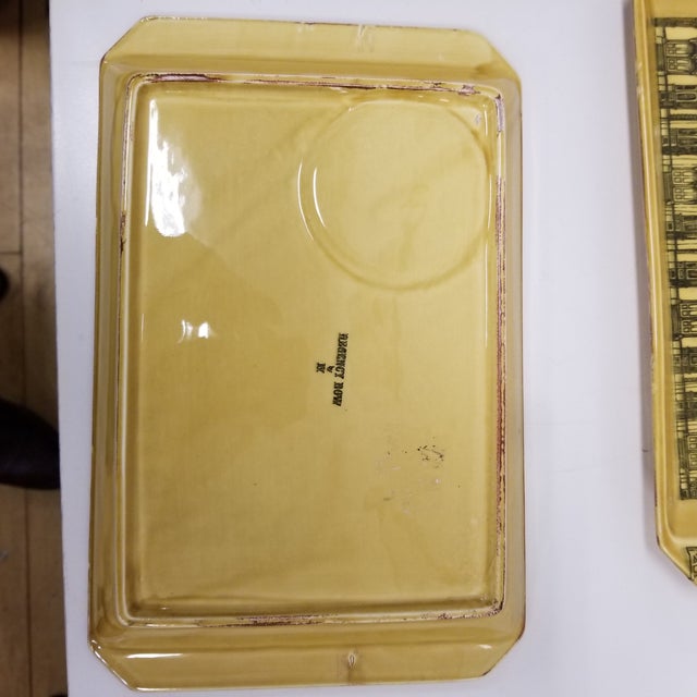 Mid Century Regency Row Snack Sets Service for Four - Snack Trays & Mugs –8 Pieces For Sale - Image 17 of 18