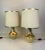 Metal Italian Brass Table Lamp, 1970s, Set of 2 For Sale - Image 7 of 11