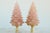 Rose Quartz Christmas Tree Lamp Finial on Brass Hardware For Sale - Image 9 of 11