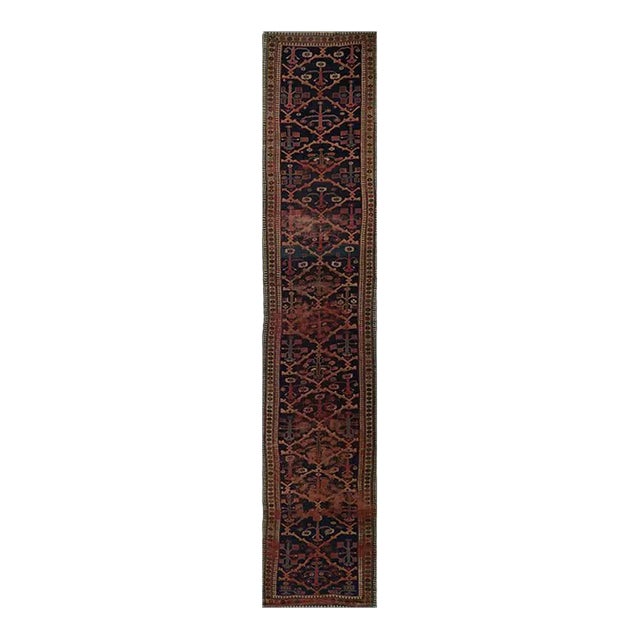 1920s Persian Malayer Runner Rug 3’6″ X17’10” For Sale