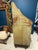 A striking antique general store clerk’s desk, rich in history and layered with decades of authentic wear. Crafted from...