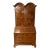 Mid 20th Century Queen Anne Style Burled Walnut Secretary For Sale