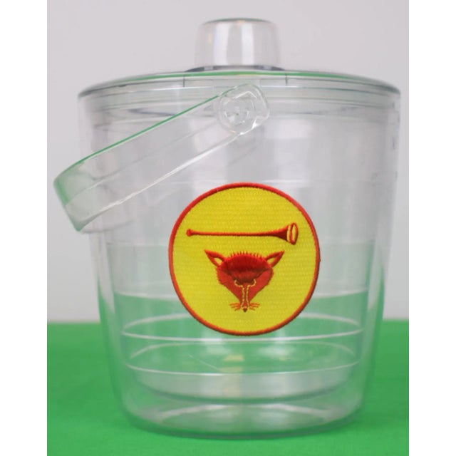 Bucket Sz: 7"H x 6 7/8"D Tong Sz: 6 3/4"L *slight scuffing condition noted* Myopia Hunt Club is a foxhunting and private...