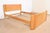 Vintage Heywood Wakefield Airflow Style King Headboard Footboard Bed Frame Wheat Mid Century Modern Art Deco Style For Sale - Image 18 of 18