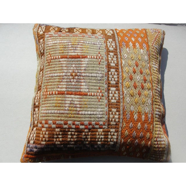 Kilim Rug Pillow For Sale In Houston - Image 6 of 11