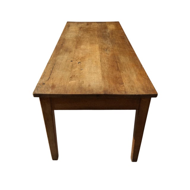 Antique French Farmhouse Table in Oak, 1900 For Sale - Image 17 of 18