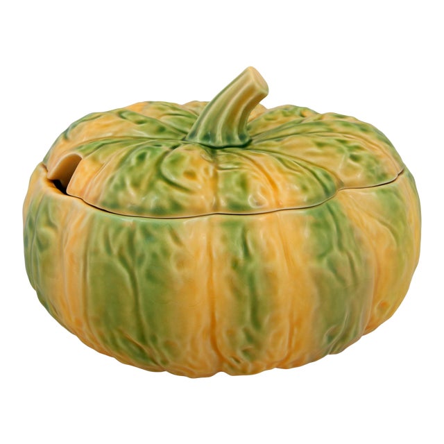 Bordallo Pinheiro Pumpkin Tureen - 213 oz For Sale
