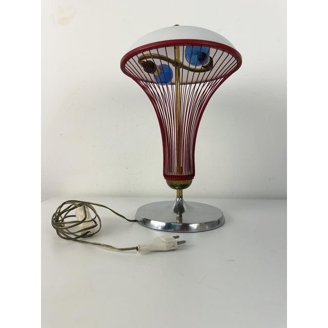 Italian Space Age Table Lamp, 1970s For Sale - Image 4 of 12