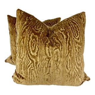 Pindler "Alessandro" in Golden 22" Pillows-A Pair For Sale