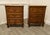 A Pair of Small French Golden Oak Chests of Drawers These are wonderful little chests, they appear to have 3 drawers to...