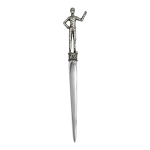 Vintage the 21 Club Nyc Restaurant Letter Opener Equestrian Jockey