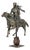 Lorenzo Servalli, Knight Sculpture, 1975, Brass For Sale