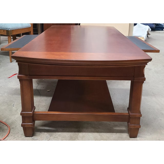 Thomasville Furniture Bridges 2.0 Brown Cherry Rectangular Cocktail