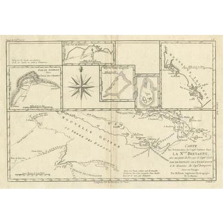 Antique Detailed Map of Papua New Guinea and the Regions to the West, 1780 For Sale