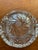 Transparent Crystal Ashtray Starburst Design Heavy For Sale - Image 8 of 8
