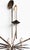 Silver Large 12 Light Silver Plate Spoke Form Chandelier by Sciolari For Sale - Image 8 of 18