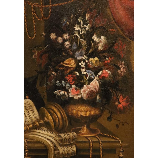 Antonio Tibaldi, Still Life, 1670, Oil on Canvas For Sale - Image 10 of 14