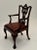English Hand Carved Mahogany English Chippendale Style Armchair For Sale - Image 3 of 13