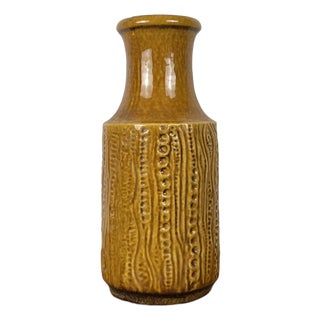 Yellow Reptile Vase, West Germany, 1970s For Sale