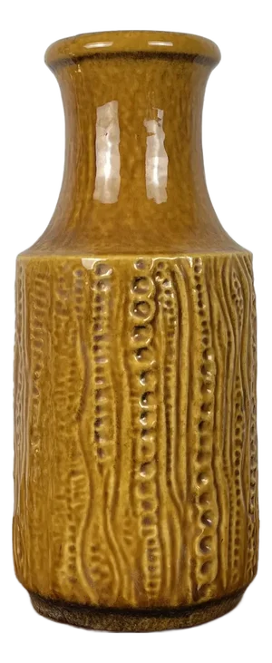 Yellow Reptile Vase, West Germany, 1970s