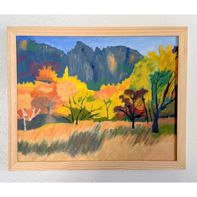 Early 21st Century Original Impressionist Landscape Acrylic Painting For Sale - Image 5 of 5