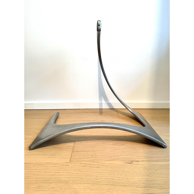 1960s Mid-Century Modern 1960s Knut Hesterberg Metal Sculptural Coffee Table Base for Ronald Schmitt For Sale - Image 5 of 12