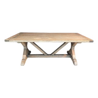 Vintage Farmhouse Dining Table in Pine, 1920 For Sale