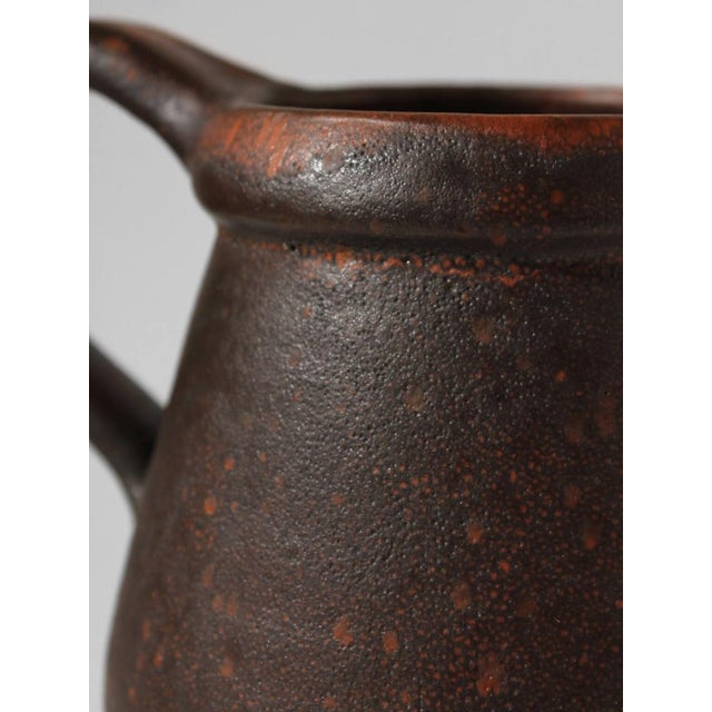 German Rustic Ceramic Jug, 1960s, in Flawless conditions. Designed 1960 to 1969 This piece has an attribution mark, I am...