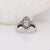 Blue 1.6Ct Santa Maria Aquamarine Ring With Natural Diamonds: Solid 14k Gold, 10x7mm, Size 6.75 For Sale - Image 8 of 8