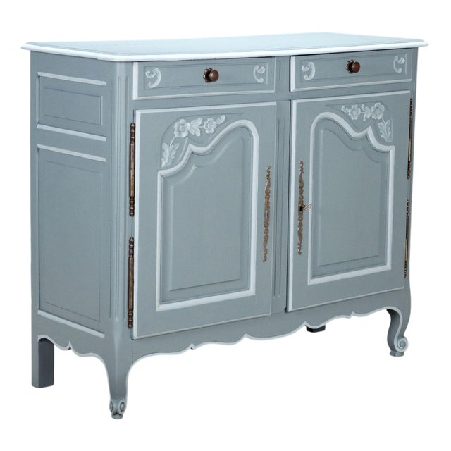Rococo Style Painted Sideboard For Sale