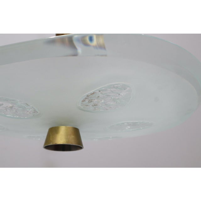 Model 1748 Glass Pendant Light by Max Ingrand for Fontana Arte, 1954 For Sale - Image 10 of 15