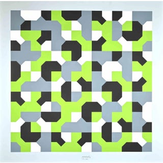 Bruno Munari, Peano Curves, Original Screen Print, 1991 For Sale