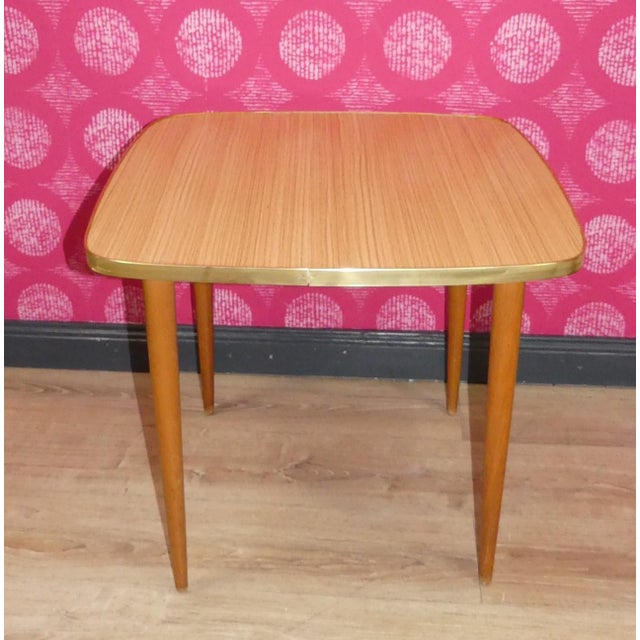 Mid-Century Modern Side Table in Resopal, 1960s For Sale - Image 3 of 11