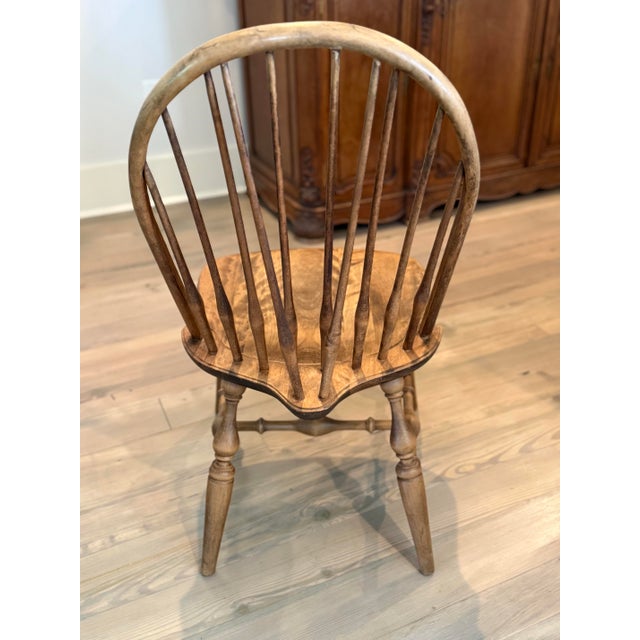 American Late 20th Century Habersham Pine Windsor Chair For Sale - Image 3 of 5