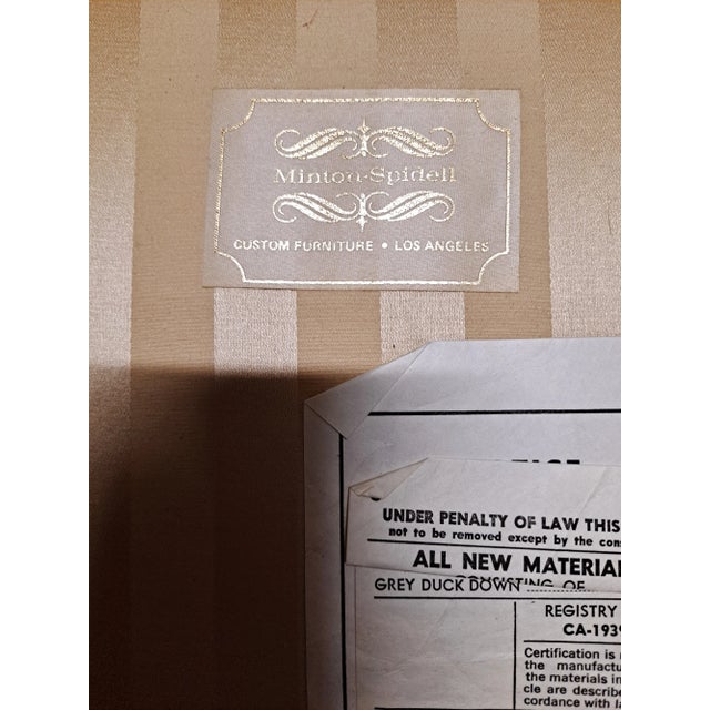 Mid 19th Century Minton-Spidell Silk Upholstered Armchair For Sale - Image 5 of 5